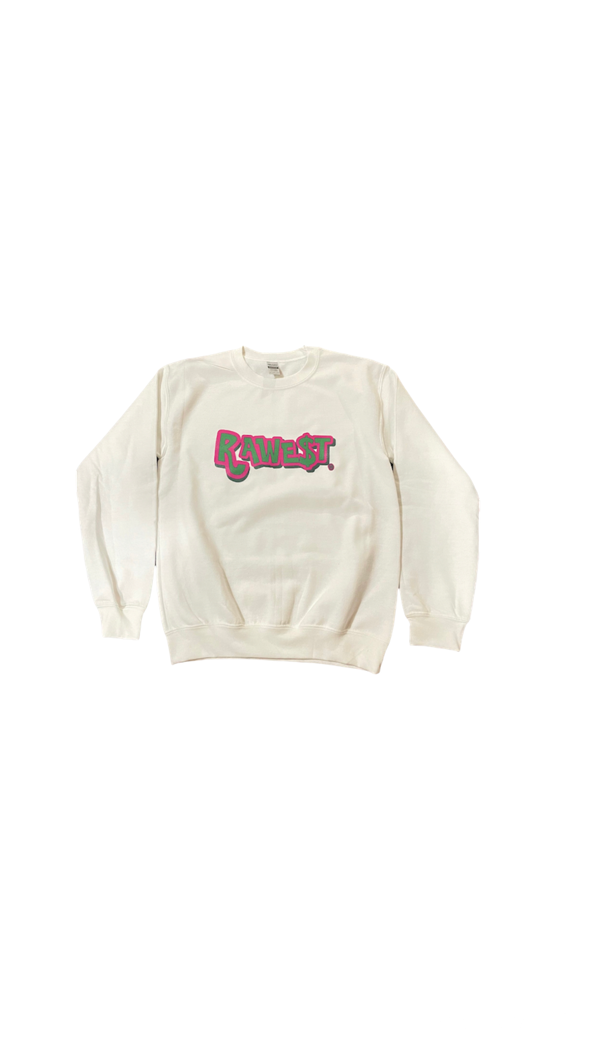White/Watermelon sweatshirt